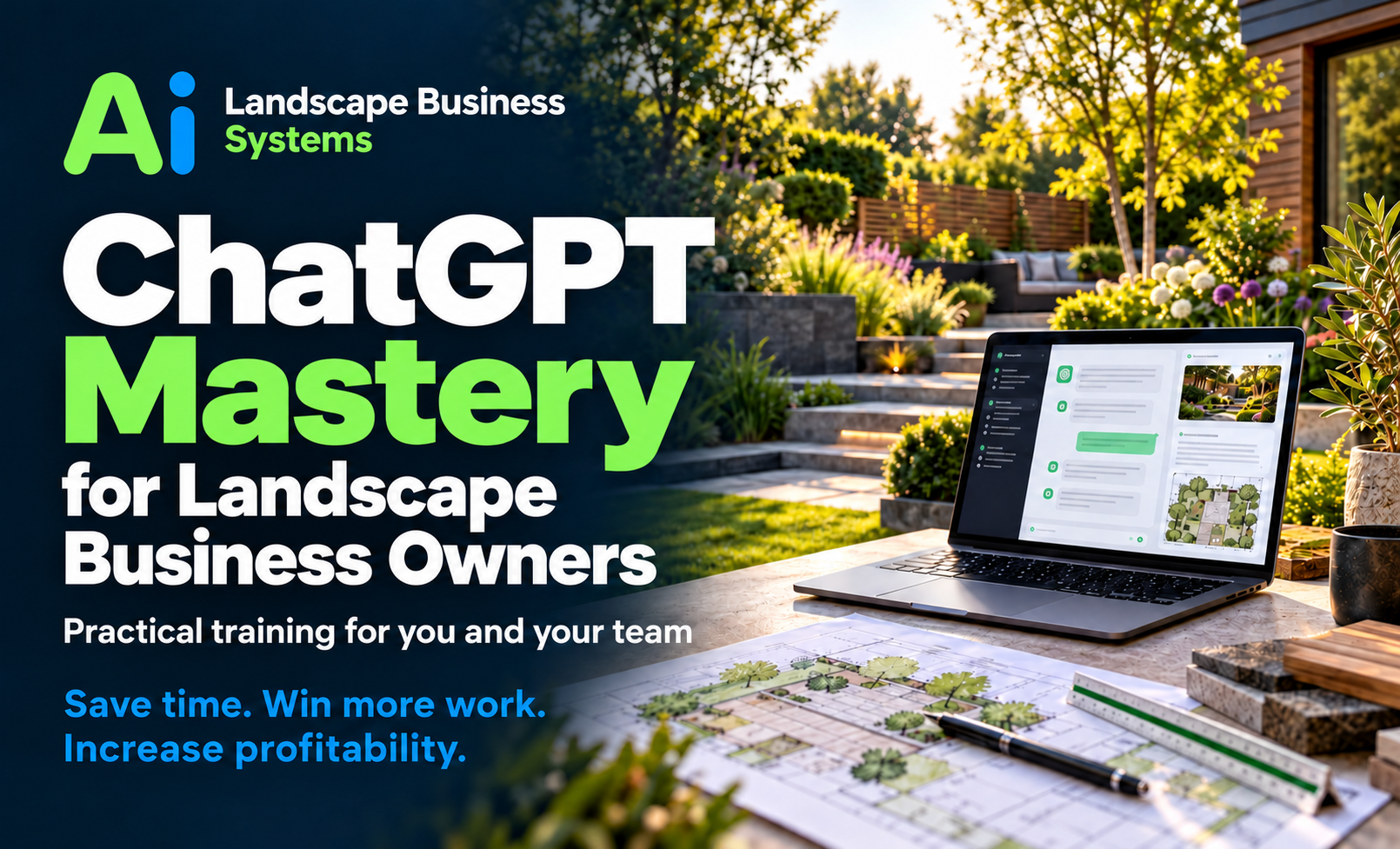 ChatGPT Mastery for Landscape Business Owners — practical training for you and your team