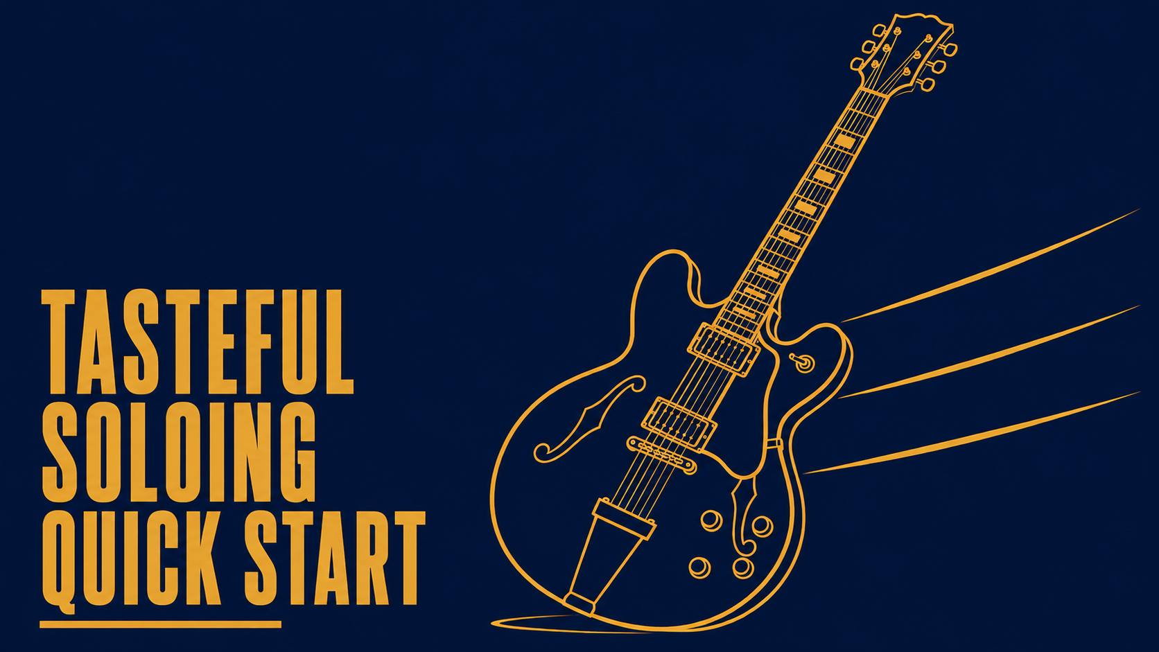 Product image for Tasteful Soloing Quick Start