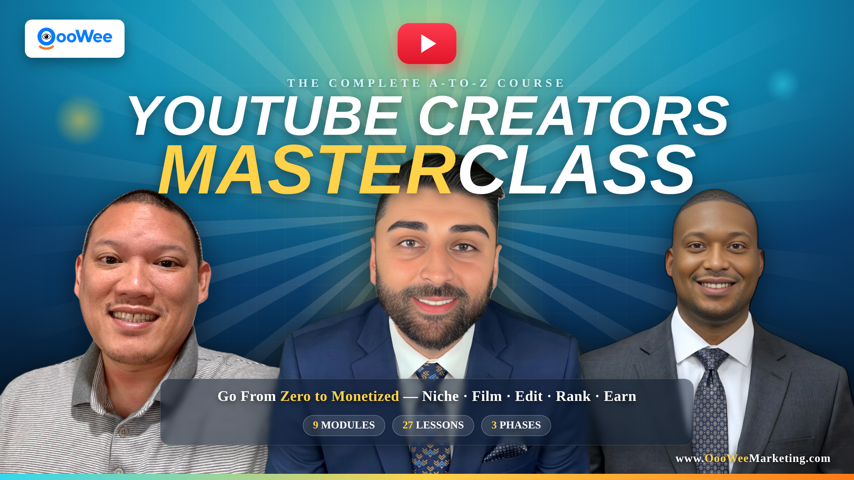 YouTube Masterclass for New Creators course cover