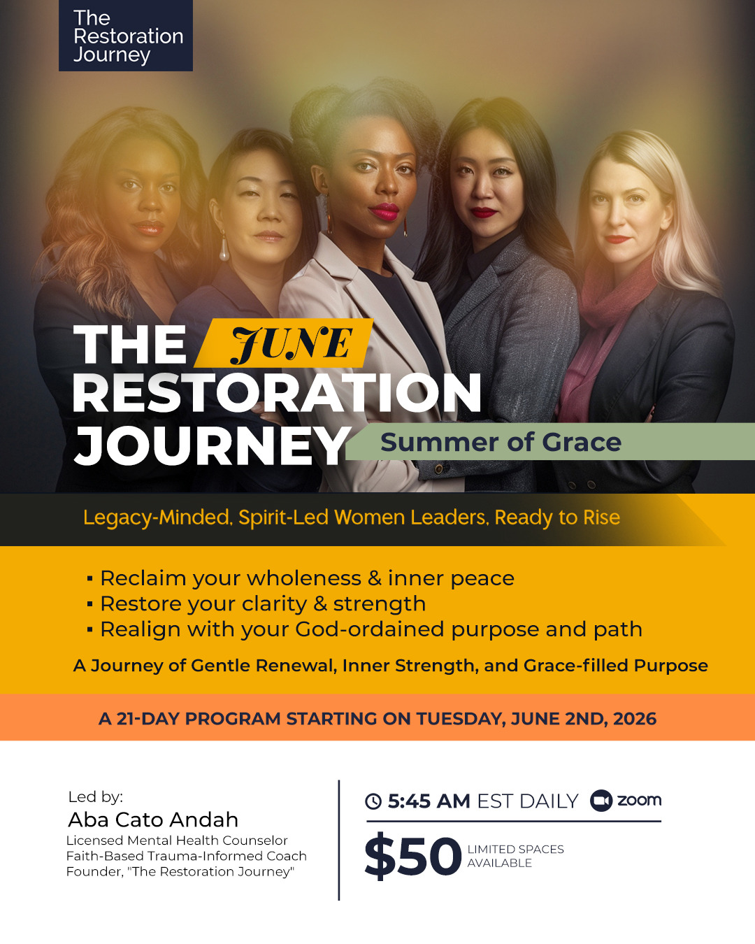 June Restoration Journey: Summer of Grace