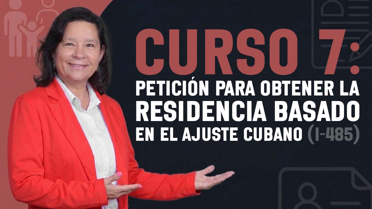 Ajuste Cubano residencia I-485
