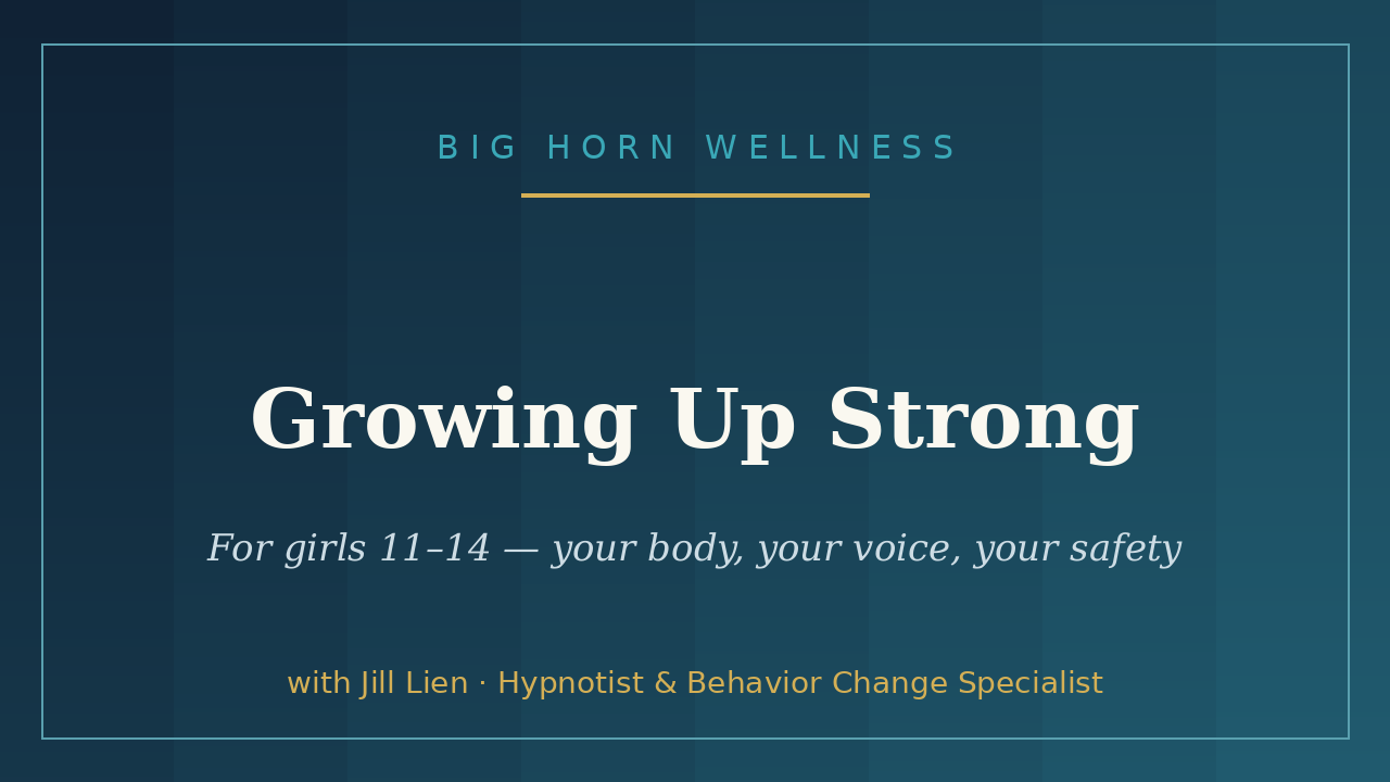 Growing Up Strong — Girls 11–14