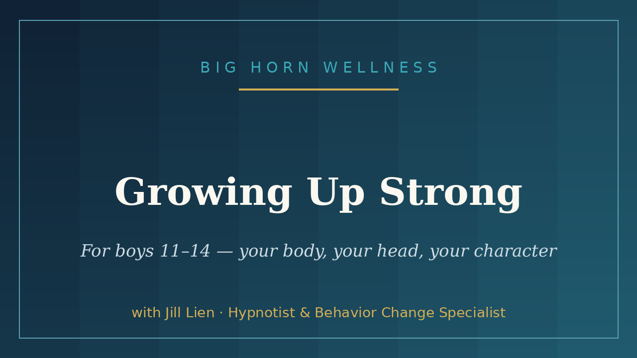 Growing Up Strong — Boys 11–14