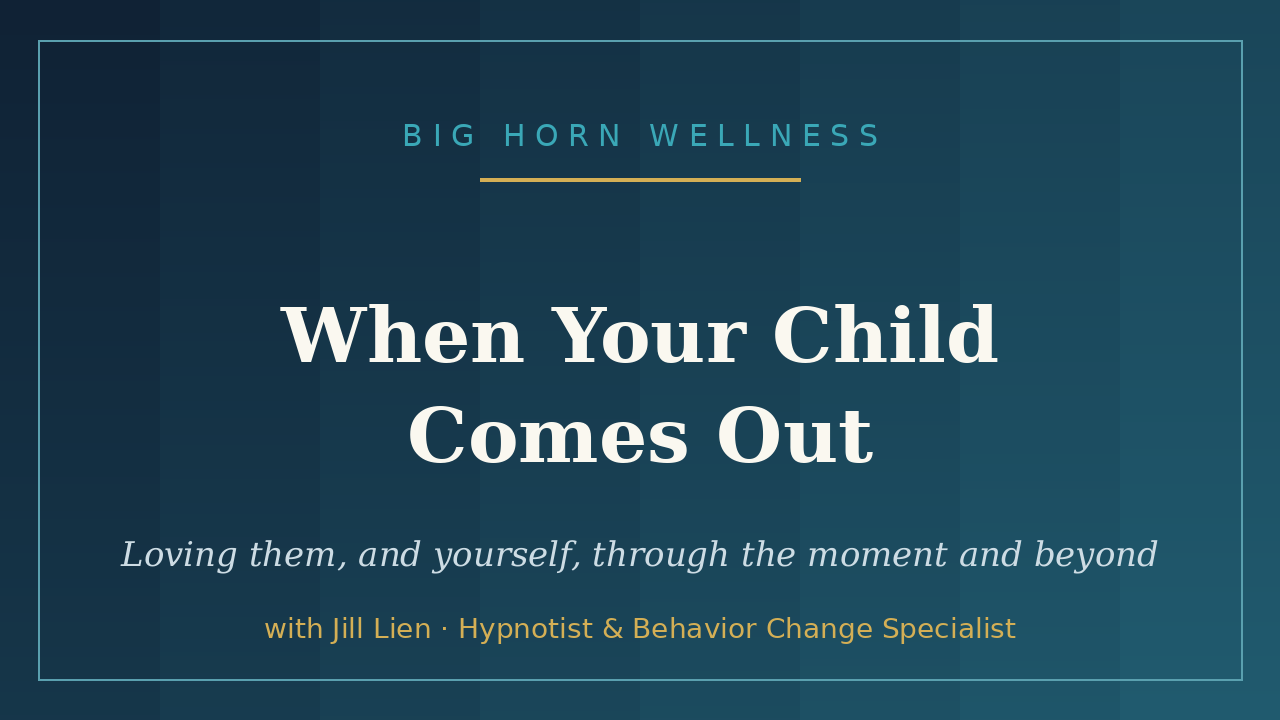 When Your Child Comes Out