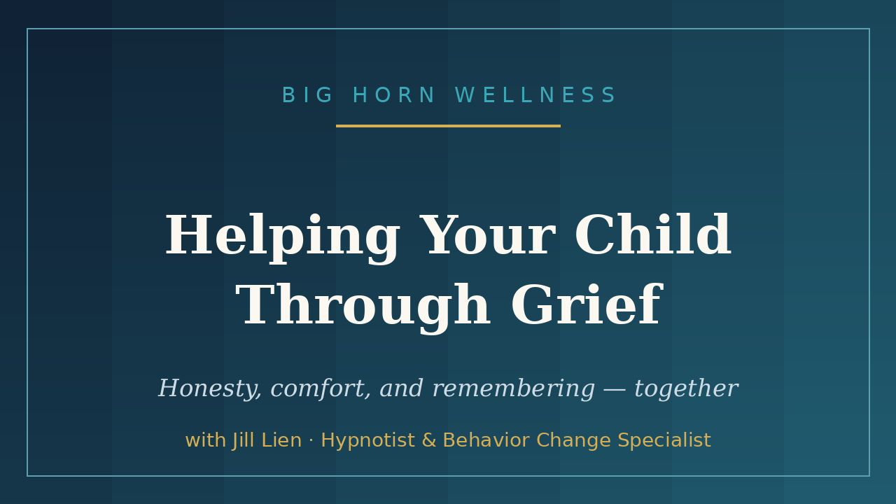 Helping Your Child Through Grief