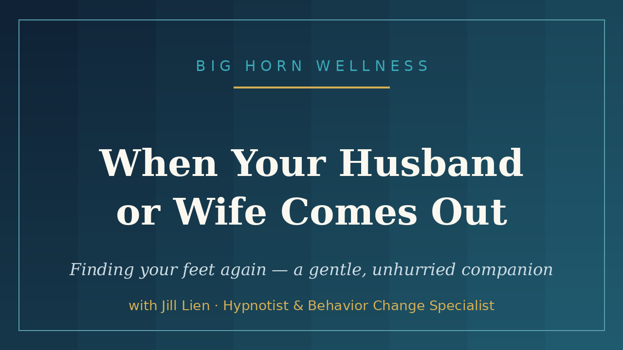 When Your Husband or Wife Comes Out