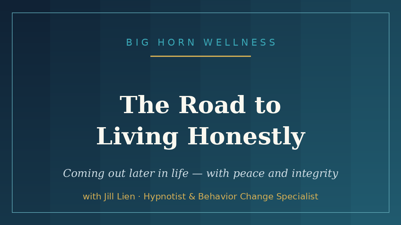 The Road to Living Honestly